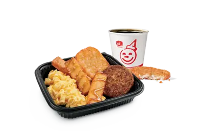 3Pc Classic French Toast Sticks Platter w/ Sausage Combo