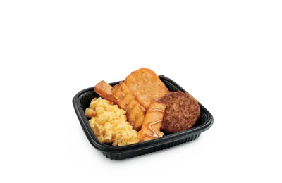 3Pc Classic French Toast Sticks Platter w/ Sausage