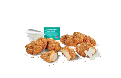 6Pc Garlic Parm Crispy Boneless Wings