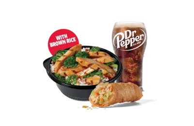 Chicken Teriyaki Bowl w/ Brown Rice Combo