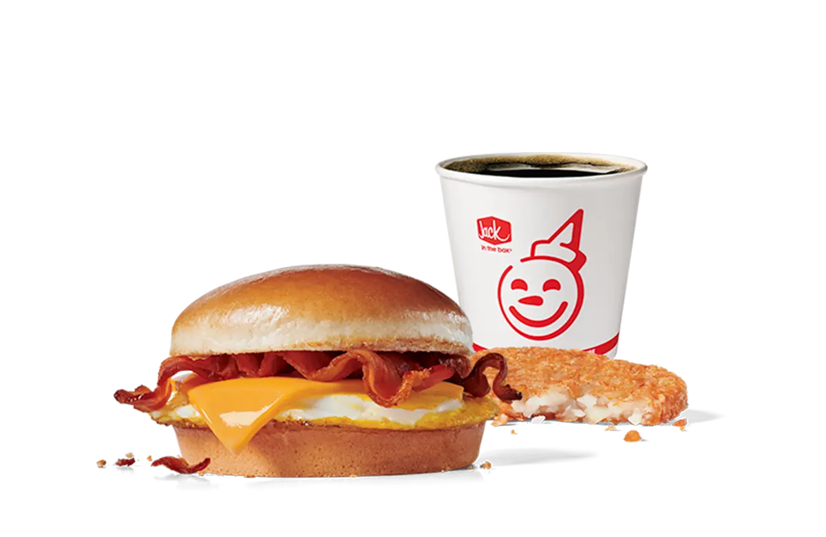 Bacon Breakfast Jack® Combo