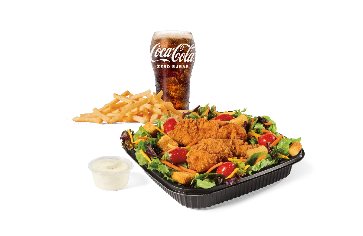 Garden Salad w/ Crispy Chicken Combo