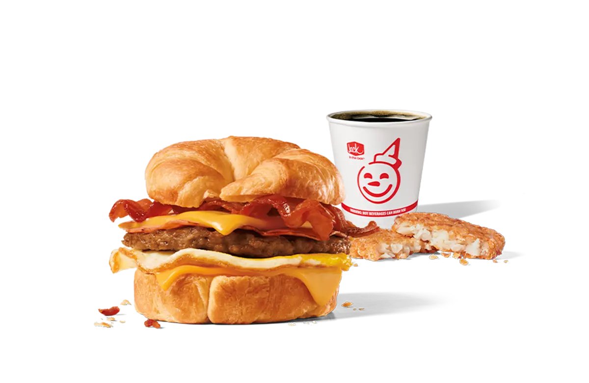 Meat Lovers Croissant Combo