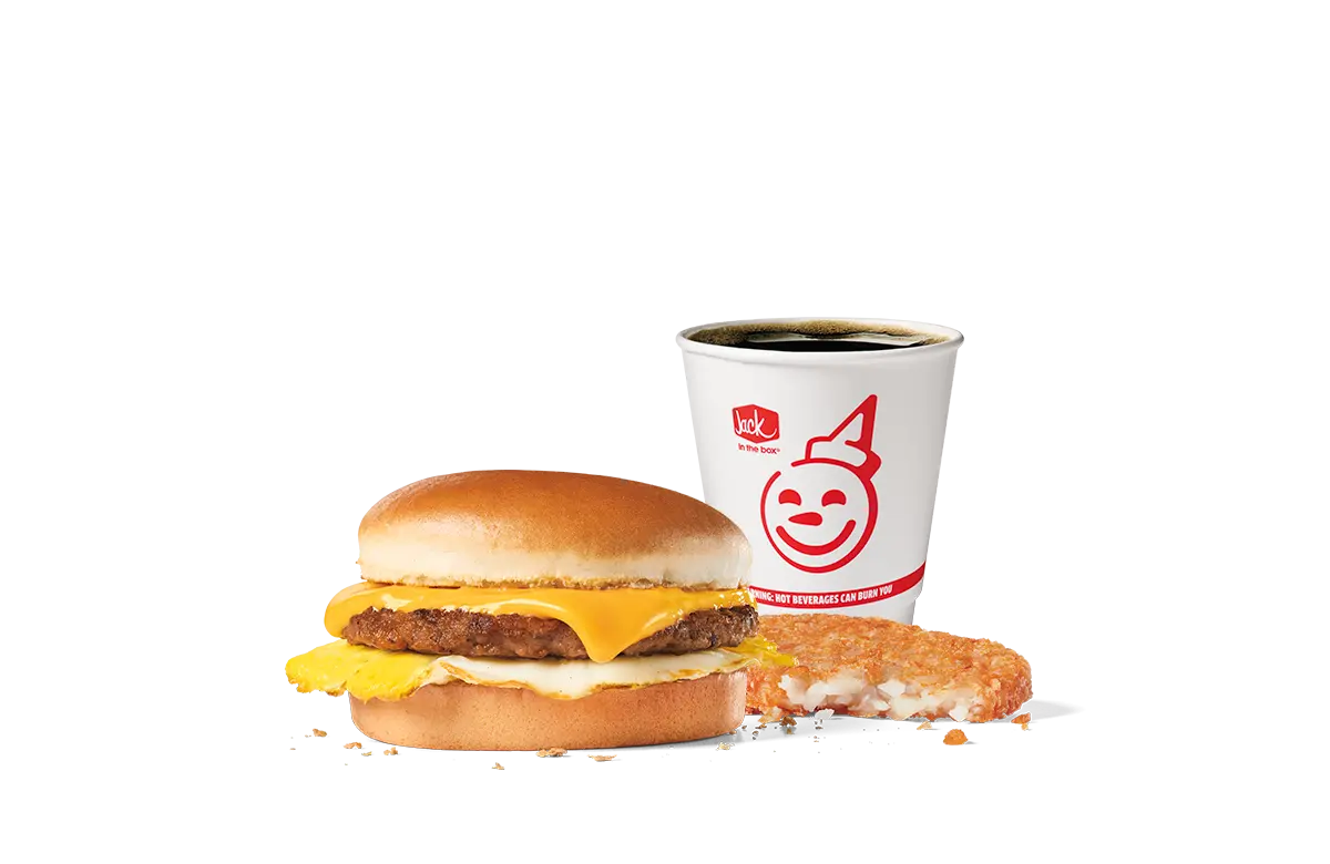 Sausage Breakfast Jack® Combo
